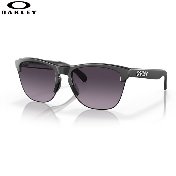 オークリー OO9374-4963 フロッグスキンズライト アジアンフィット サングラス Prizm Grey Gradient レンズ Matte Black OAKLEY FROGSKINS LITE【あす楽対応】