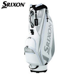 ダンロップ ダンロップ ゴルフ スリクソン GGC-S166 カート キャディバッグ ホワイト×シルバー SRIXON ゴルフバッグ