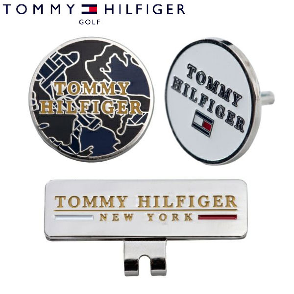 トミーヒルフィガー ゴルフ THMG2SM3 ツイン マーカー シルバー(82)