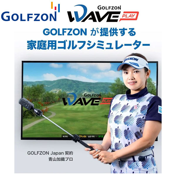 GOLFZON WAVE PLAY 家庭用 ゴルフシミュレーター ゴルフゾン ウェーブプレイ シミュレーション