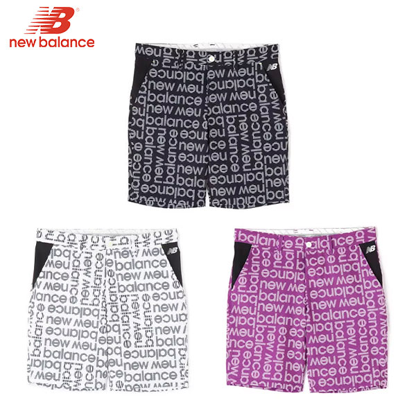  ニューバランス ゴルフ 3132003 ブロックボーダーロゴ ショート ハーフ パンツ ゴルフウェア ATHLETIC SHORT PANT