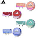 【在庫一掃】アディダス ゴルフ ADM-938 ステンドグラス クリップ マーカー adidas Stained glass Clip Marker【あす楽対応】