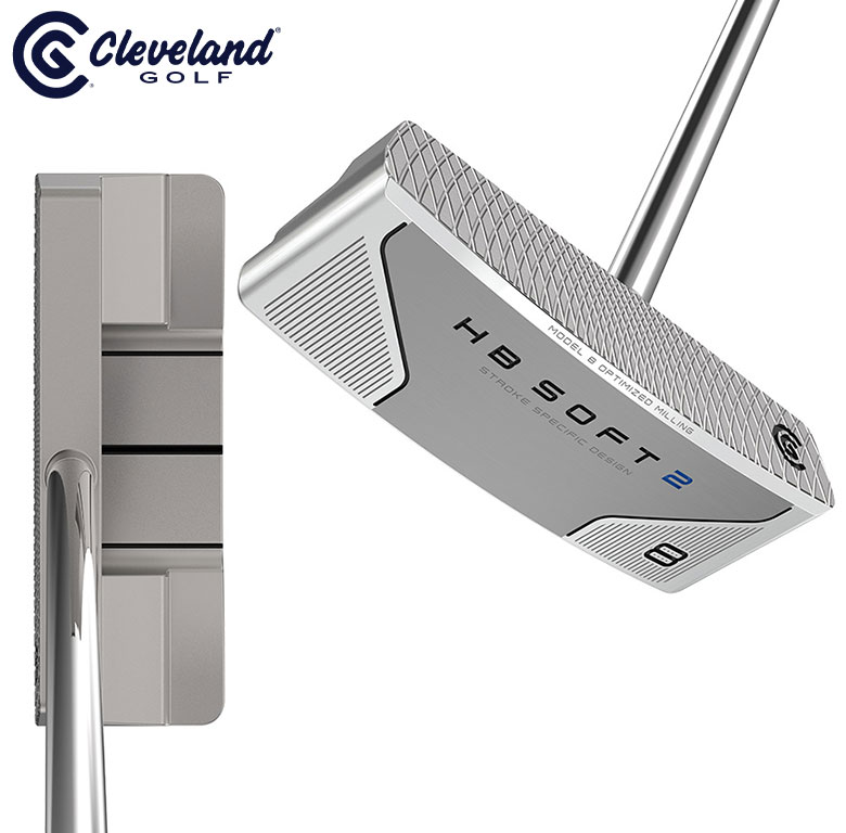 【送料無料】クリーブランド HB SOFT 2 #8C センターシャフト パター オリジナルスチールシャフト