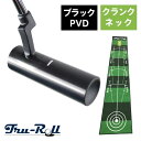 トゥルーロール TR-i クランクネック ブラックPVD仕上げ パター + 補助ガイドライン付 全長3m パターマット