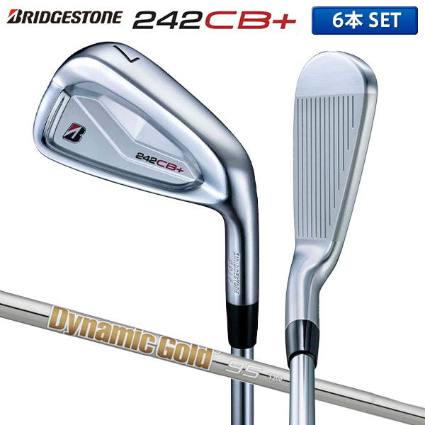 ブリヂストン 242CB+ アイアンセット 6本組(5-P) ダイナミックゴールド 95 スチールシャフト(4.0)