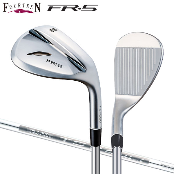 フォーティーン FR-5 パールサテン仕上げ ウェッジ N.S.PRO TS-114W Ver2 スチールシャフト