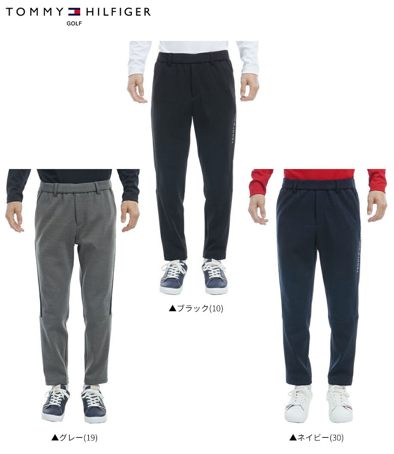 【送料無料】トミーヒルフィガー ゴルフ THMA456 サイドライン スウェット ロング パンツ