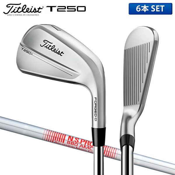 タイトリスト T250 アイアンセット 6本組(5-P) N.S.PRO 880 AMC スチールシャフト