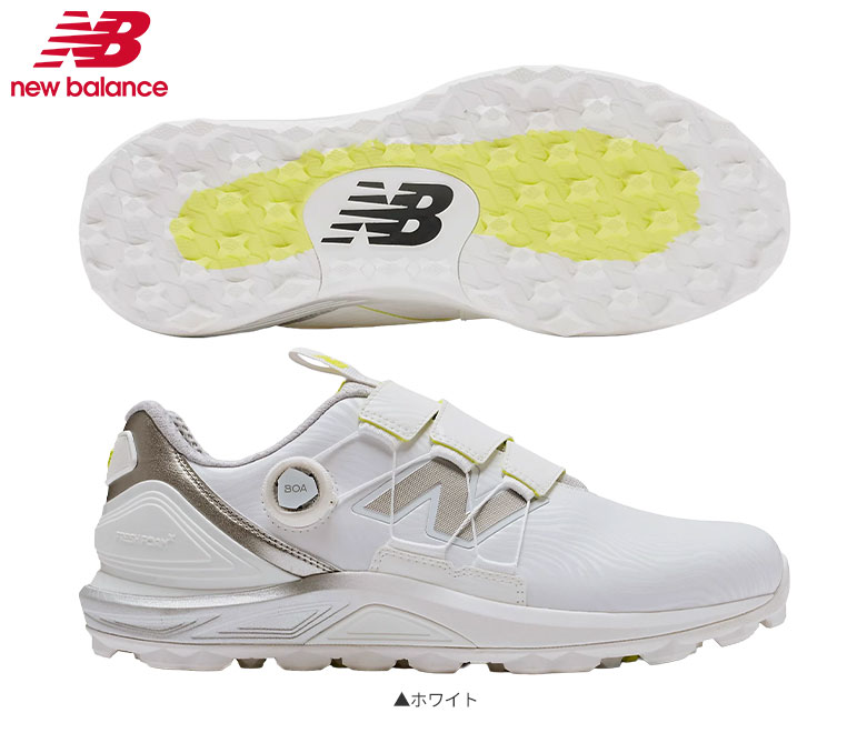 【22日23時59分まで配布!最大7,000円引きクーポン！】ニューバランスゴルフ フレッシュフォーム X2500 V5 SL ボア UG2500X スパイクレス ゴルフシューズ ホワイト