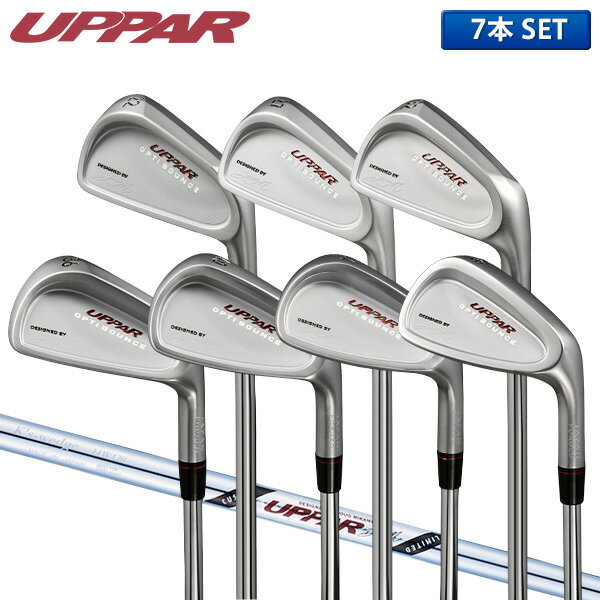 【日本人に適したヘッド設計】UPPAR アイアンセット 7本組(4-P) 島田シャフト K's スチールシャフト ダグ三瓶監修 アッパーアイアン...