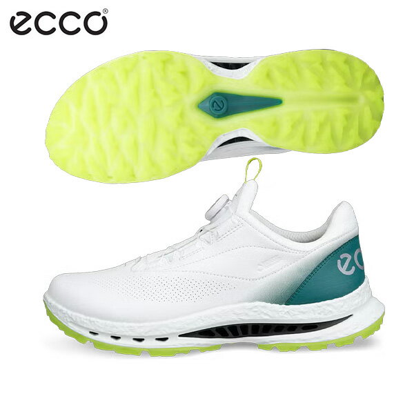 Rakuten - エコー BIOM C5 ボア EG132614 スパイクレス ゴルフシューズ WHITE×BAYGREEN(61475)