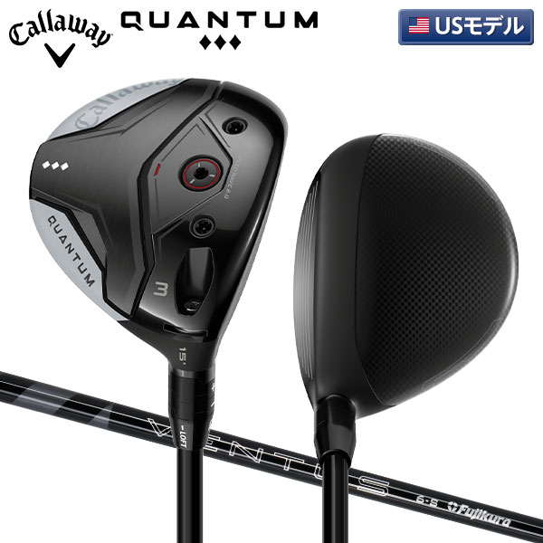 【USモデル】キャロウェイ クアンタム ◆◆◆ トリプルダイヤモンド フェアウェイウッド ベンタス ブラック70 カーボンシャフト