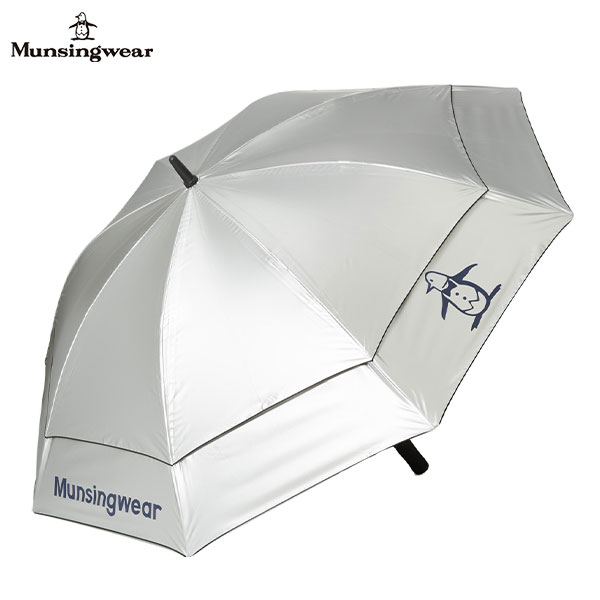 Musingwear - 【送料無料/晴雨兼用】マンシングウェア ゴルフ ダブルキャノピー 長傘 アンブレラ MG6SAZ67U 傘 シルバー(SL00)