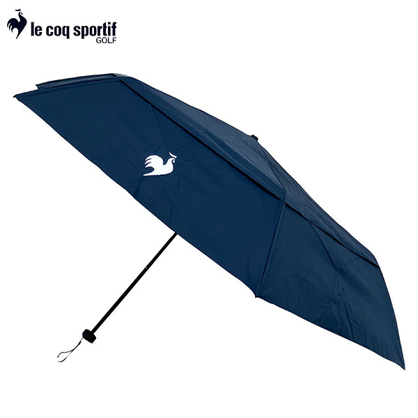 Le Coq - 【送料無料/晴雨兼用】ルコックゴルフ 自動開閉 折り畳み傘 アンブレラ LG6SAZ69U ブラック（BK00）
