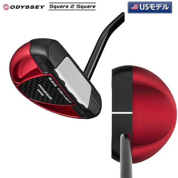樂天商城 - 【USモデル】オデッセイ Square 2 Square TRI-HOT ROSSIE SB パター ストロークラボ120 ブラック スチールシャフト シングルベント