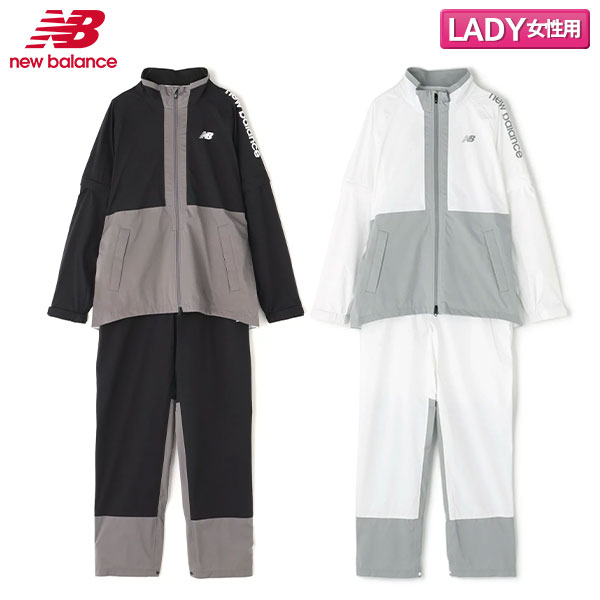 Rain Wear - 【レディース】ニューバランスゴルフ 透湿防水防風 セットアップ レインウエア 5988501 上下セット 雨対策