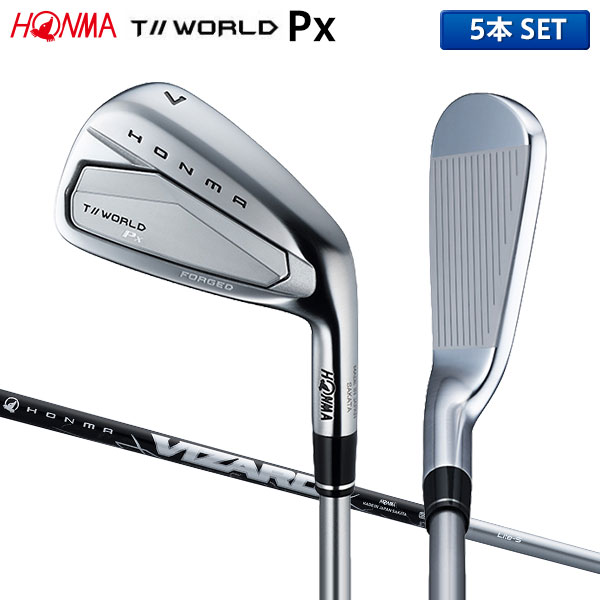 ホンマゴルフ ツアーワールド Px 26 アイアンセット 5本組(6-10) VIZARD IRON Lite カーボンシャフト 本間ゴルフ TW