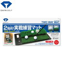 【送料無料】ダイヤ ゴルフ 2WAY実践練習マット TR-408 練習器具