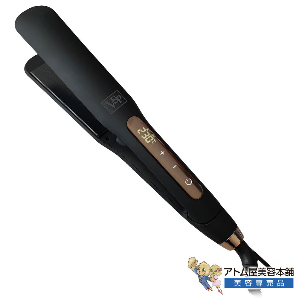 溶岩アイロン S-34 34mm（ワイドタイプ）ヘアアイロン ヘアーアイロン Wマイナスイ...