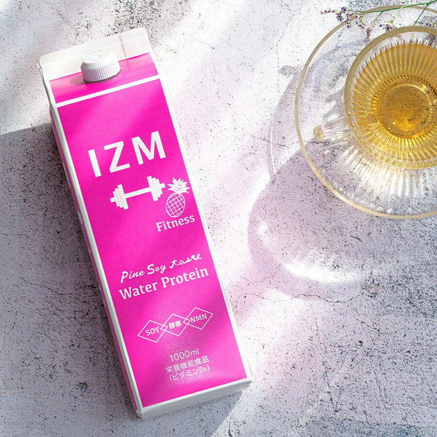 送料無料！IZM WATER PROTEIN（イズム ウォーター プロテイン）1000ml 液体タイプのソイプロテイン 栄養機能食品ハイブリッドドリンク ソイプロテイン 美容 健康 ダイエット ボディメイク サポート ケア 筋トレ 筋肉 NMN 酵素 配合 IZMシリーズ ECO仕様 atomya-10005379 アトム屋美容本舗 〜美容専売品〜 サンプル画像3
