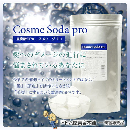 【あす楽！】重炭酸SPA コスメソーダプロ 16g×60錠入り(業務用)【コスメ・ソーダプロ 炭酸タブレット 頭皮クレンジング 美髪トリートメント アートクライム 美容室 エステサロン専売 cosme soda Pro】