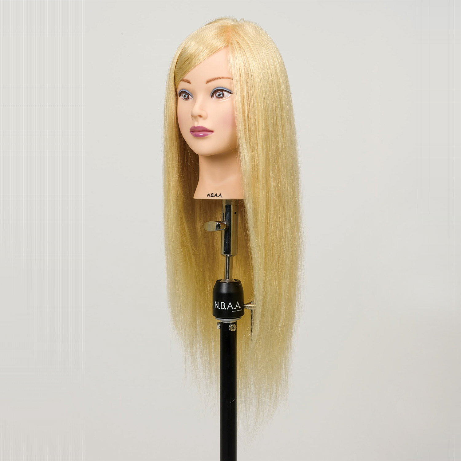 N.B.A.A. アップウィッグII シャイニー NB-WU2S ヘアカット カット アレンジ 練習用 トレーニング 人毛100％ 高品質 ヘアカット マネキン 美容師 理容師 美容室 サロン 学生 プロ用 業務用 ジュニュイン アップウィッグ2 Genuine エヌビーエーエー