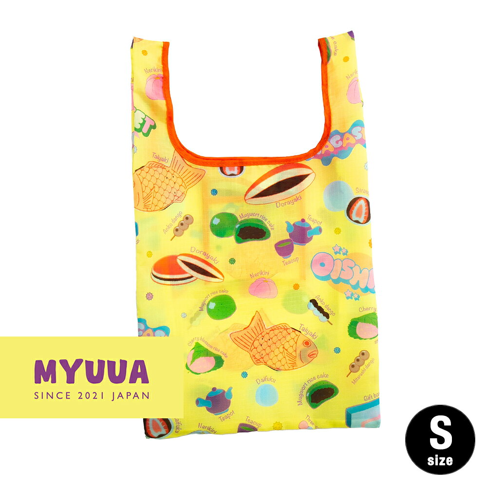 《NEW》 JAPAN ECOCORO エコバッグ (和菓子) SMALL エコバッグ 買い物バッグ コンパクト オシャレ 可愛..