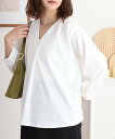 【店内最大\40%OFF!/クーポン利用で♪】ブラウス風 タックスキッパー 七分丈 Tシャツ 半端袖 長袖 トップス カットソー無地 綿100% レディース 大...