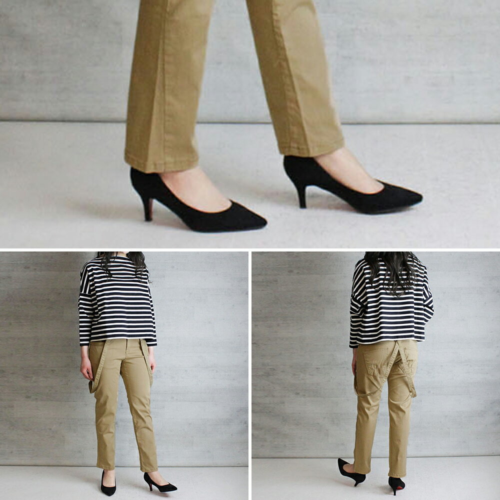 【30％クーポン利用で2926円】3wayサスペンダー付きサルエルパンツ ゆったり リラックス 美脚 チノパンツ カーキ ベージュ ブラック M L XL XXL LL 3L 4L レディース 春 夏 秋 冬