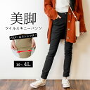 【店内最大30%OFF!18日17:59まで】フロントジッパーツイルスキニーパンツ スリム ゆったり リラックス 美脚 伸縮 伸び 大きいサイズ レビュー特典あり