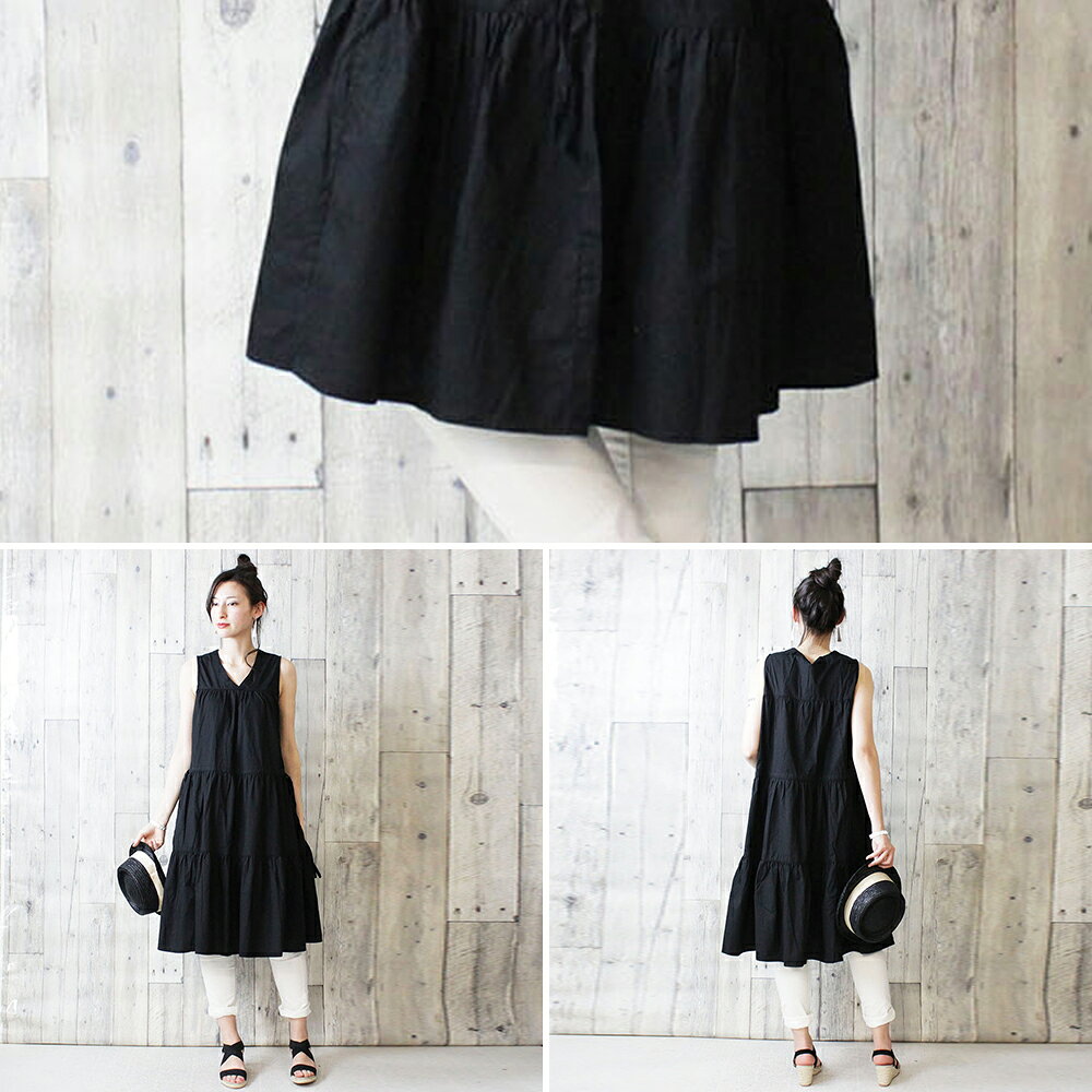 21特集 コットンティアードワンピース レディースファッション通販 M L Ll 3l 4l 5l 綿100 夏 上品 大きいサイズ カジュアル 楽ちん トップス ティアードワンピース フレア 大きめ 無地 2way ノースリvネック