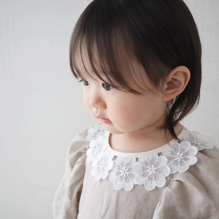 付け襟 こども つけ襟 つけえり こども 赤ちゃん キッズ ベビー 子供 レース スタイ フォーマル 日本製 出産祝い 白 …