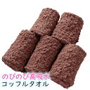 バスタオル 同色 5枚セット タオル かわいい のびのび 可愛い 無撚糸 吸水 コッフルタオル タオルケットにもなる 保育園 幼稚園 入園 祝い 新学期 入園準備 モカブラウン