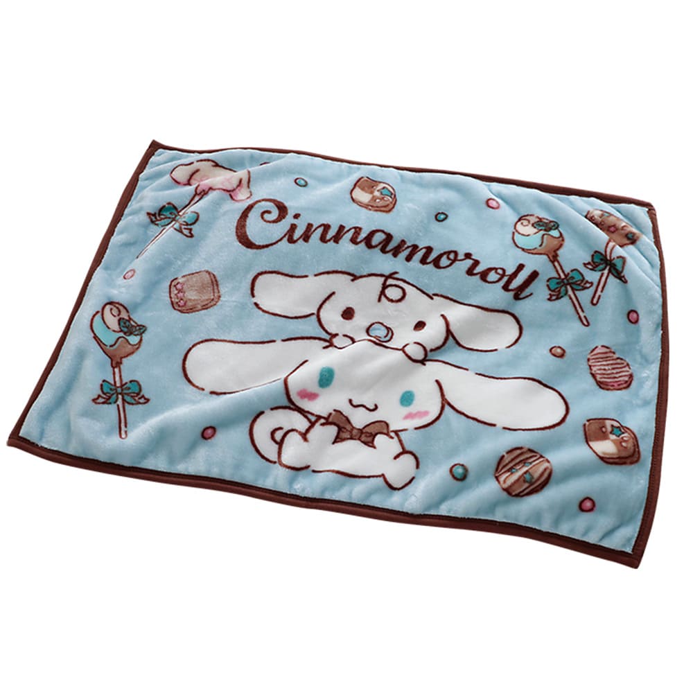 【ポイント10倍】 マイヤー ひざ掛け シナモロール サンリオ ロリポップチョコレート ブランケット かわいい あったか ひざかけ お昼寝ケット 70×100cm 膝掛 もうふ 保育園 幼稚園 入園 祝い 新学期 入園準備 冷房対策 冷え エアコン対策