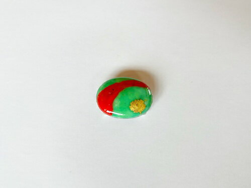 プチ楕円帯留シリーズ創作七宝焼七宝...