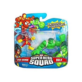 【中古】【輸入品・未使用】Marvel Superhero Squad Hasbro Series 6 Mini 3 Inch Figure 2-Pack Hulk & Spider-Woman