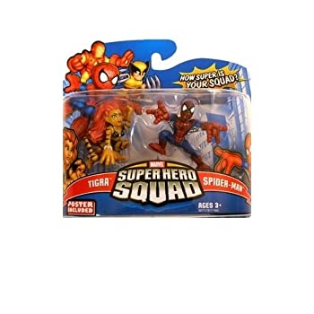 【中古】【輸入品・未使用未開封】Marvel Super Hero Squad Tigra and SpiderMan