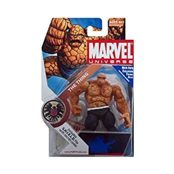 【中古】【輸入品 未使用】Marvel Universe 3 3/4 Inch Series 3 Action Figure 19 Thing Dark Pants White Belt