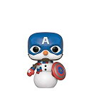 【中古】【輸入品・未使用】Pop Marvel Holiday Capt America Vinyl Figure(3)