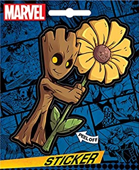 【中古】【輸入品 未使用】Ata-Boy Marvel Comics Guardians of The Galaxy Groot with Flower 4 Full Color Sticker