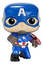 【中古】【輸入品・未使用】Funko - Figurine Captain America Civil War - Captain America Action Pose Exclusive Pop 10cm - 0849803077204(3)