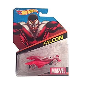 【中古】【輸入品・未使用】Hot Wheels Marvel Die-Cast Car Falcon #8 1:64 Scale