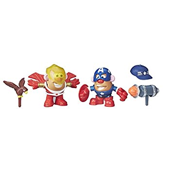 【中古】【輸入品・未使用】(Captain America & Marvel's Falcon) - Playskool Friends Mr. Potato Head Marvel Captain America & Marvel's Falcon