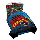 【中古】【輸入品・未使用】Marvel 「アベンジャーズ」クラシック光輪 リバーシブル掛け布団カバー Twin/Full JF27480ECCD