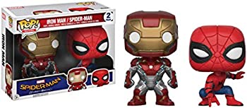 【中古】【輸入品・未使用】Funko - Figurine Marvel Spider-Man Homecoming - 2-Pack Iron Man & Spider-Man Exclu Pop 10cm - 0889698131100