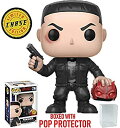 【中古】【輸入品 未使用】Funko Pop Marvel: Netflix Daredevil - Punisher CHASE Variant Limited Edition Vinyl Figure (Bundled Pop Box Protector Case)