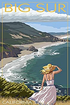 【ポイントアップ中！】【中古】【輸入品・未使用未開封】Big Sur、カリフォルニアCoastシーン 12 x 18 Signed Art Print LANT-33221-708のサムネイル
