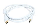 【中古】【輸入品・未使用】Nippon Labs hdmi-6wh 1.83メートルHDMIケーブル標準速度28?AWG withフェライトゴールドメッキコネクタ、ホワイト(2)