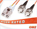 【中古】【輸入品・未使用】om2?LC - ST 50?/ 125マルチモードデュプレックスファイバケーブル 12 Meter (39.37ft) オレンジ F...