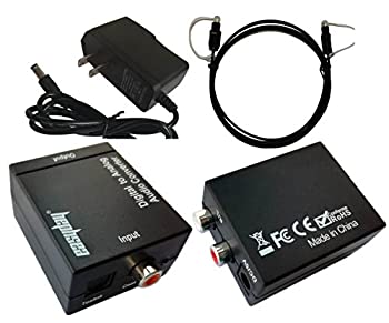 【中古】【輸入品・未使用】EDTREE デジタル光同軸 - アナログRCAオーディオ変換アダプタ ファイバーケーブル付き 【中古】【輸入品・未使用】EDTREE デジタル光同軸 - アナログRCAオーディオ変換アダプタ ファイバーケーブル付き